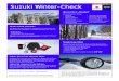 Suzuki Winter Check