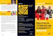 Programm Deutsch-Türkische Kabarettwoche 2016