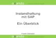 Instandhaltung mit SAP PM/EAM