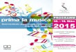 Programmheft Landeswettbewerb prima la musica 2015