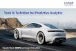 Tools & Techniken bei Predictive Analytics