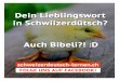 Schweizerdeutsch lernen-online — 