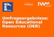 Ergebnisse zum Thema Open Educational Resources (OER)