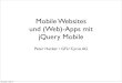 Mobile Websites und (Web)-Apps mit jQuery Mobile