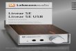 Manual Lehmannaudio Linear SE/Linear SE USB - 5 languages