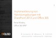 ShareConf 2013 - Implementierung von Hybridumgebungen mit SharePoint 2013 und Office 365