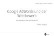 Wettbewerber analysieren bei Google AdWords