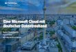Eine Microsoft Cloud mit deutscher Datentreuhand