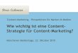 Wie wichtig ist eine Content-Strategie für Content-Marketing? Münchner Medientage 2015