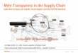 Transparenz in der Supply Chain - Marcel Ducceschi