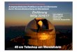 40 cm Teleskop am Wendelstein Einführung WiSe 2016/17