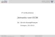 [DE] Jenseits von ECM | Dr. Ulrich Kampffmeyer | IT & Business 2015