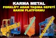 Karma metal forklift insan adam personel tasima kaldirma platformu forklift sepeti imalati fiyati forklift sepet