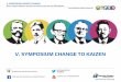 Vortragsfolien vom V. Symposium Change to Kaizen