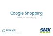 SMX M¼nchen 2016 Google Shopping Optimierung Marcel Prothmann