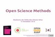 Open Science Methods