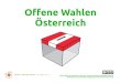 Launch Offene Wahlen Österreich