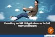 Entwicklung von SAP UI5 Applikationen auf der SAP HANA Cloud Platform