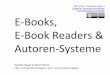 E-Books, E-Book Readers & Autorensysteme