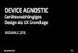 Device Agnostic: Geräteunabhängiges Design als UX Grundlage