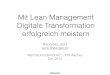 Mit Lean Management digitale Transformation erfolgreich meistern