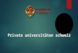 Private universitäten schweiz