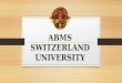 Abms switzerland university