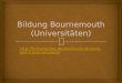Bildung bournemouth (universitäten)