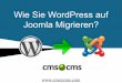 Wie Sie WordPress auf Joomla Migrieren?