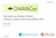 GWAVACon 2015: Microsoft MVP - Das Beste aus beiden Welten