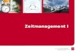 Zellbiologie - L2 Zeitmanagement I