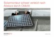 Aus Unfällen lernen: Solarmonteur schwer verletzt nach Absturz durch Oblicht – Suva – SuvaPro