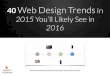 Webdesign Trends 2015