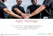 Agile Vertraˆge - Vertragsgestaltung f¼r agile Softwareentwicklung