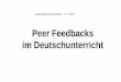 Peer feedbacks im deutschunterricht mit Google Drive