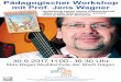 Pädagogischer Workshop mit Prof. Jens Wagner · PDF fileSein Studium absolvierte er bei Karl Scheit, einem der großen Pädagogen des moder-nen Gitarrenspiels. ... (  guitar art)