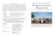E G U - Esperanto - Gruppe Unterweser e. V. E s p e r a n ... · PDF file2 Jubileofesto okaze de la 15-jariĝo de nia klubo (Brake, 5-a de Junio 2010) Ĉe belega somervetero ni festis
