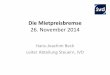Die Mietpreisbremse - BKSbks-ev.de/download/Beck_Mietpreisbremse.pdf · Die Mietpreisbremse 26. November 2014 Hans-Joachim Beck Leiter Abteilung Steuern, IVD