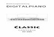 Classic - Musikhaus Kirstein · PDF fileAkkord Methode: Fingered & Piano Mode Song erlernen: Drei Lektionen der Lernmethode 1/2/3, linke und rechte Hand Auswahl, und die Zensur Funktion