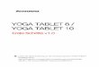 YOGA TABLET 8 / YOGA TABLET 10 - alle · PDF fileSchritt 3. Schieben Sie die Abdeckung zurück. Sie können mit dem Modell „WLAN + 3G“ (Lenovo B6000-H(V)/Lenovo B8000-H) Mobilfunkdienste