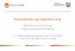 Herausforderung Digitalisierung - bezreg- · PDF fileHerausforderung Digitalisierung Mark Kleemann-Göhring - Supportstelle Weiterbildung - 17. Weiterbildungstag Ruhr am 27.10.2016