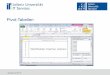 Pivot-Tabellen - Leibniz Universität IT Services · PDF fileMicrosoft Excel - Pivot-Tabellen Seite 2 Handbücher Excel 2010 – Fortgeschrittene Techniken und Excel 2016 – Fortgeschrittene