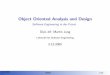 Object Oriented Analysis and Design … · OOAD 12/15. logo Weitere Detaillierungsm¨oglichkeiten I Stereotypen I Verwendung von Entwurfsmustern I Erstellung fachspeziﬁscher Modellklassen