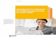 Integrierte Finanz­ bericht erattung st in SAP ERP - pwc.de · PDF fileBPC Business Planning and Consolidation ... (SAP ERP Central Component) der Grundstein für eine integrierte