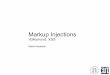 Markup Injections - nds.rub.de · PDF fileUser-Interaction? Manche Event-Handler benötigen keinerlei User Interaction zum Feuern Z.B. body, iframe, script, link, img, object, embed,