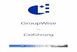 GroupWise - Universität Regensburg · PDF fileGroupWise – Grundkurs - 3 - 1.3 Die Symbolleiste Mit Hilfe der Symbolleiste können Sie auf viele Funktionen und Optionen von GroupWise