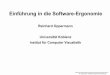 Einführung in die Software-Ergonomieoppi/SE-EinfuehrungGesamt.pdf · R. Oppermann: Software-Ergonomie-Einführung Einführung in die Software-Ergonomie - Humanwissenschaftliche Erkenntnisse