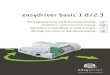 easydriver basic 1.8/2 - easydriver - Die neue Einfachheitreich- basic 1.8/2.3 Montageanweisung und Bedienungsanleitung Installation- and instruction-manual Instructions dassemblage