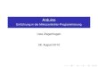 Arduino - Einführung in die Mikrocontroller-Programmierung · PDF fileI Practical Arduino: Cool Projects for Open Source Hardware von Oxer und Blemings. Face2Face I Hackerspaces,