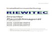 Galanz Split Installation manual RIEWITEC German 2015 · PDF file3 1. Allgemeine Hinweise Vorsicht Ø Das Gerät darf nur durch einen autorisierten Fachmann repariert oder gewartet